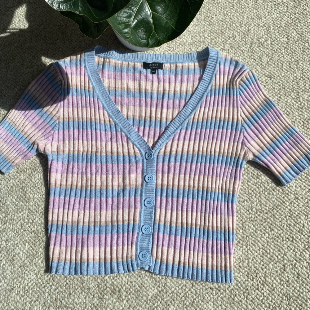 Debut Pastel Colored Crop Top
